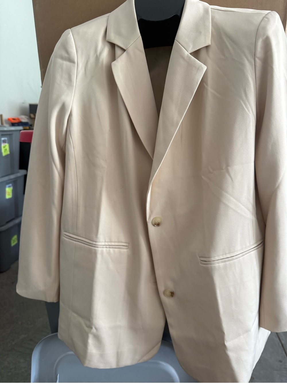 Classic Cream Women's Blazer Jacket